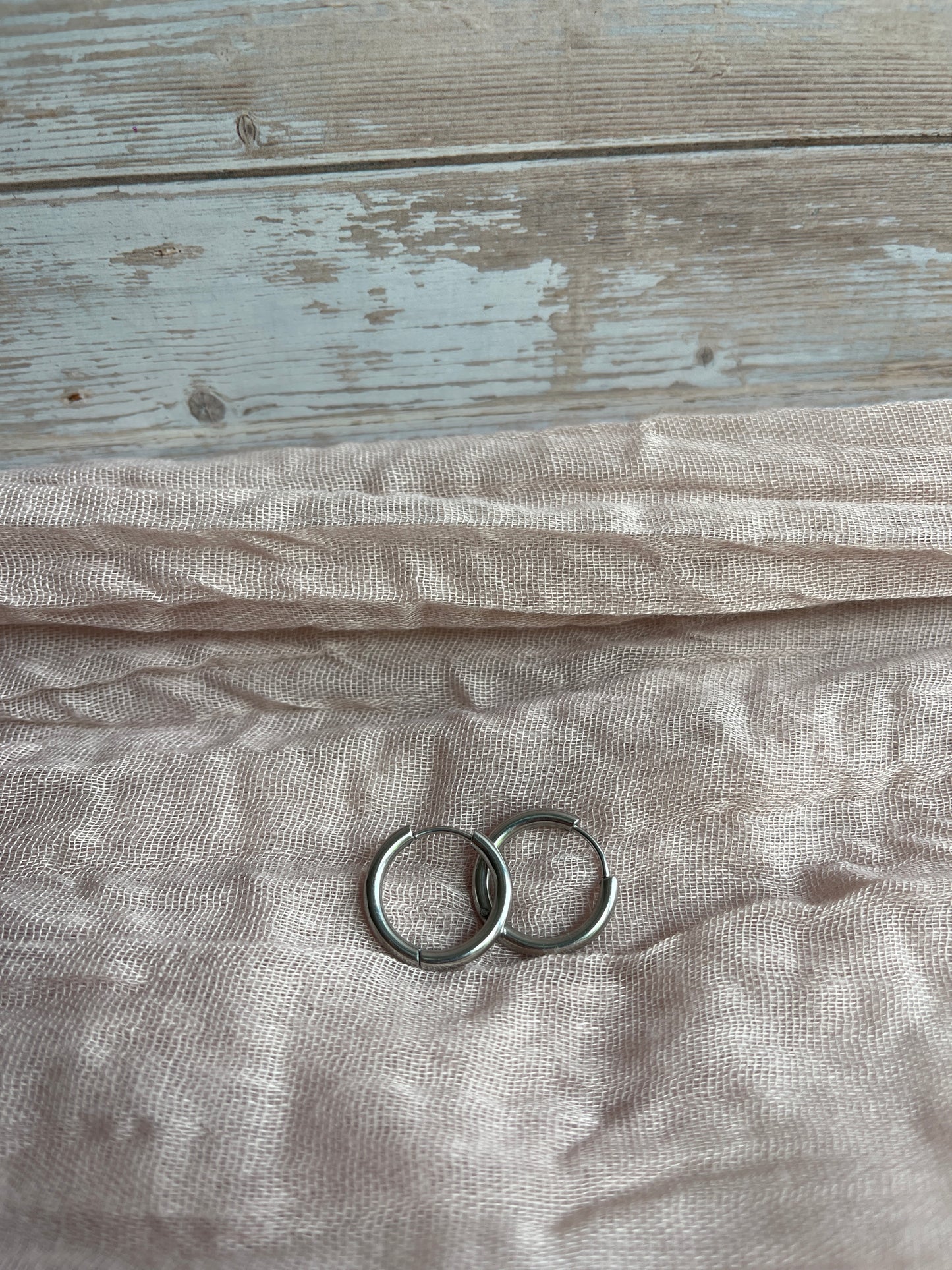 CREOLES RONDES ARGENTEES