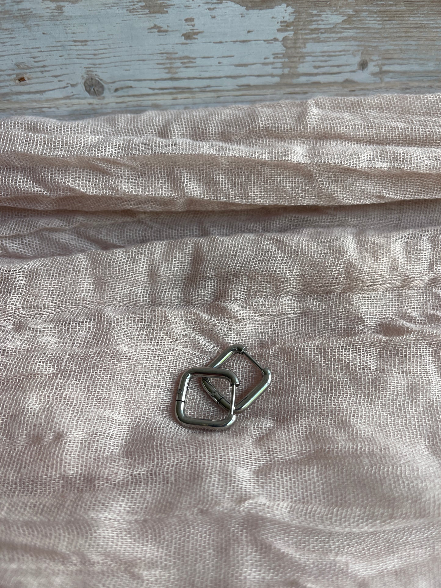 CRÉOLES CARRÉES ARGENTÉES