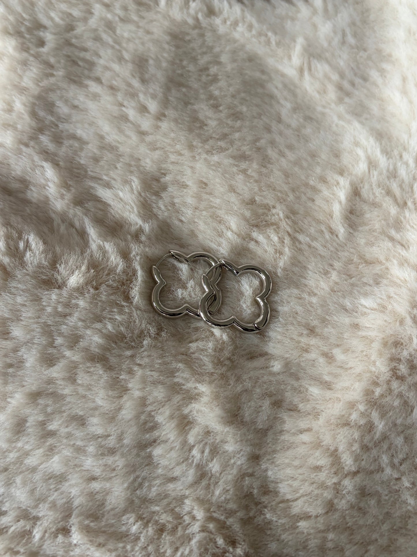 CREOLES TREFLES ARGENTEES