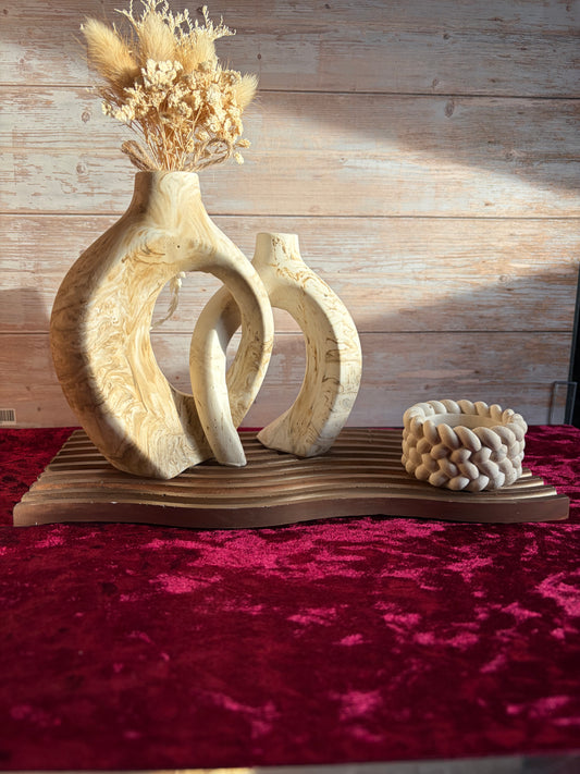 Set Entrelacés Beige