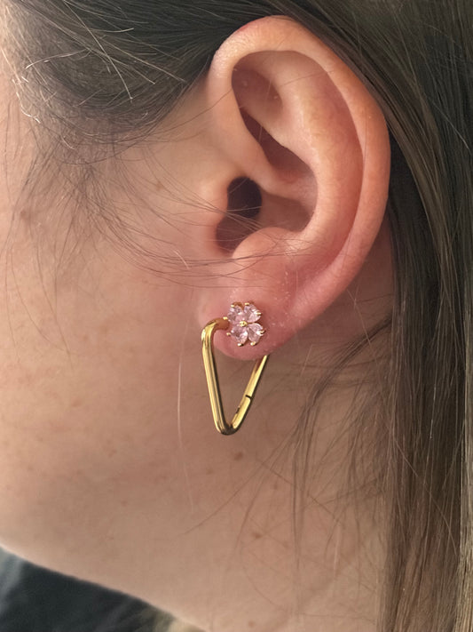 Créoles Triangulaires Dorées