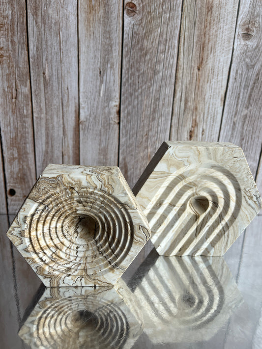 Dépose Bijoux Hexagonaux