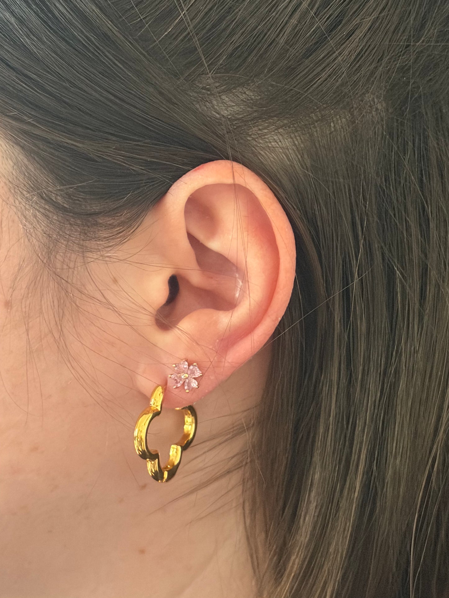 Créoles Trèfles Dorées