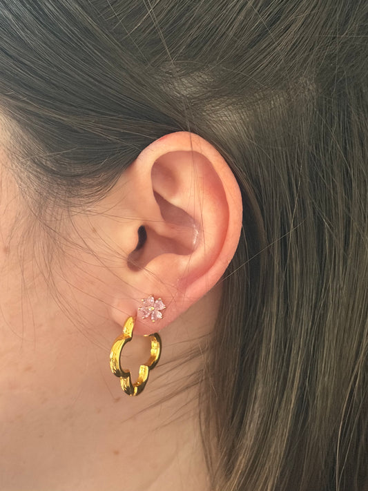 Créoles Trèfles Dorées