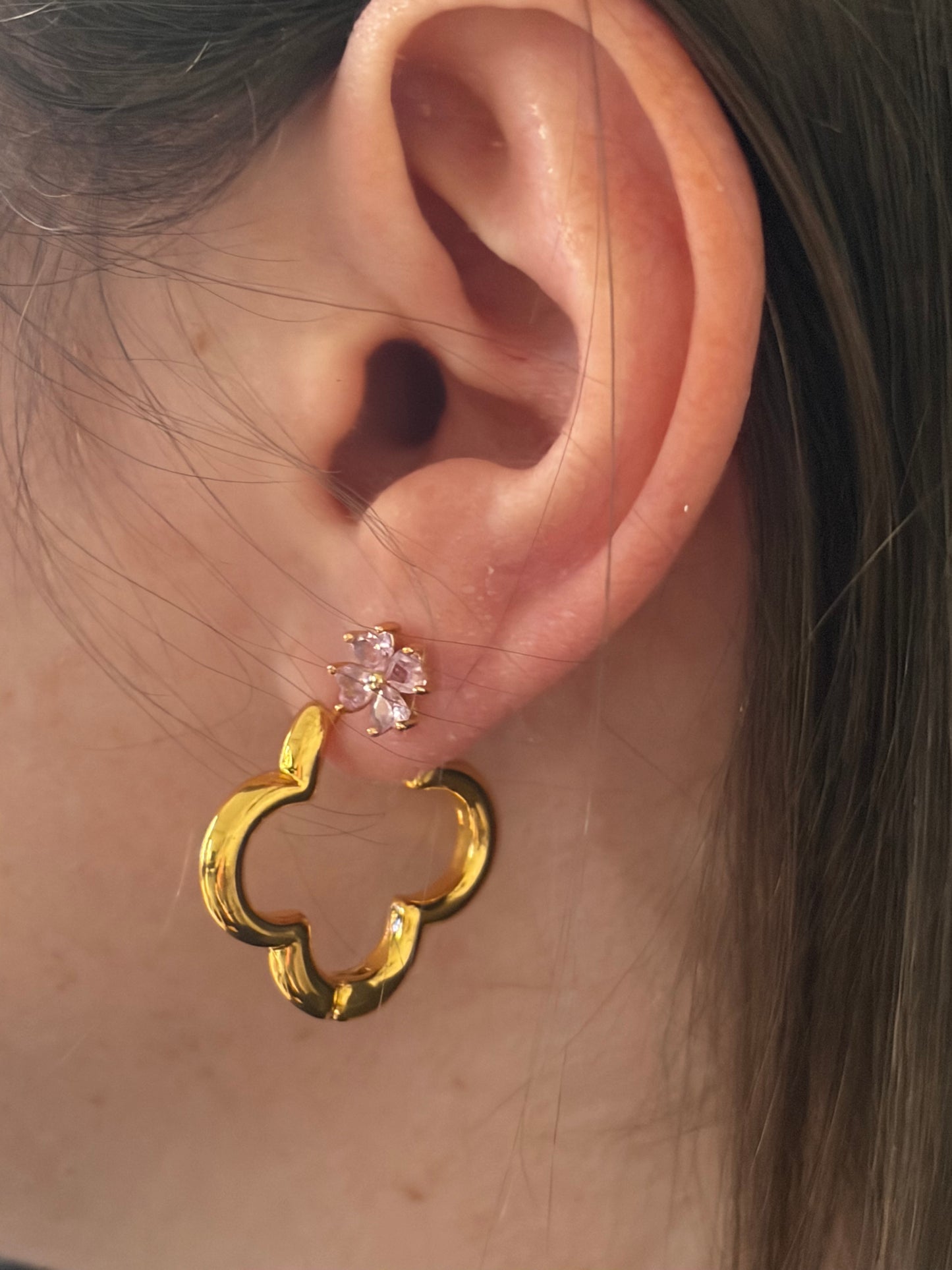 Créoles Trèfles Dorées