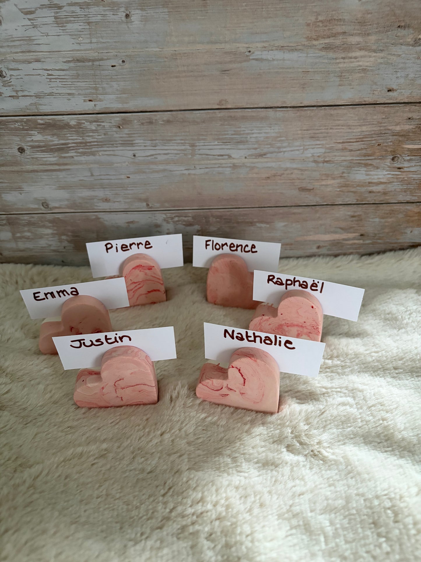 Porte-nom cœur