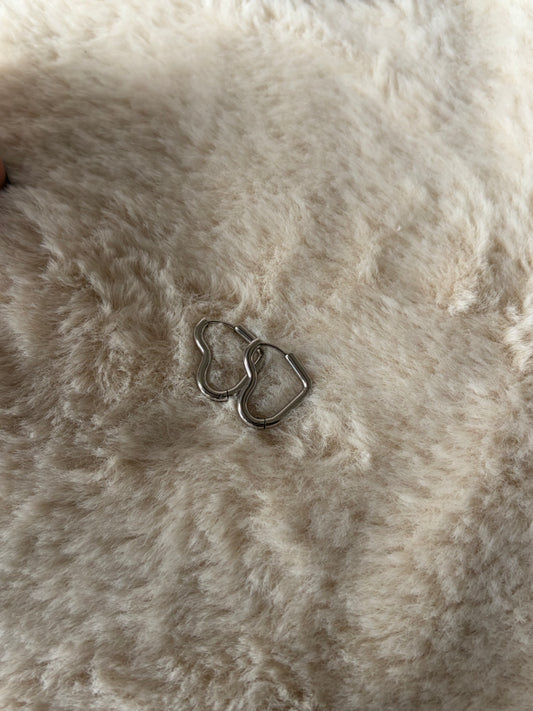 CREOLES COEURS ARGENTEES